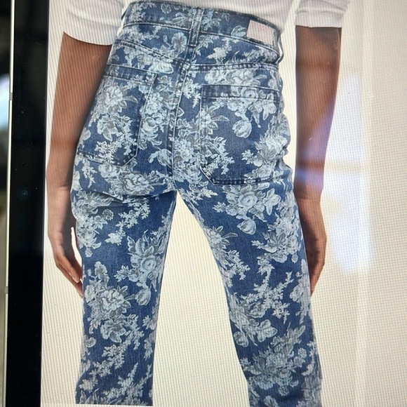 GAP x LoveShackFancy High use Floral ‘70’s Flare Jeans3 - Picture 3 of 8